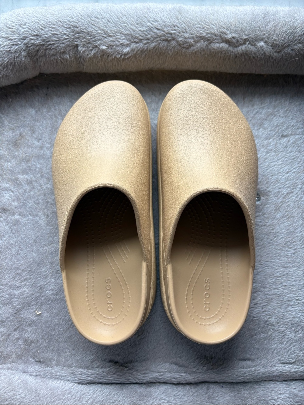 CROCS Dylan Platform Women’s Slip-On Clog in Tan